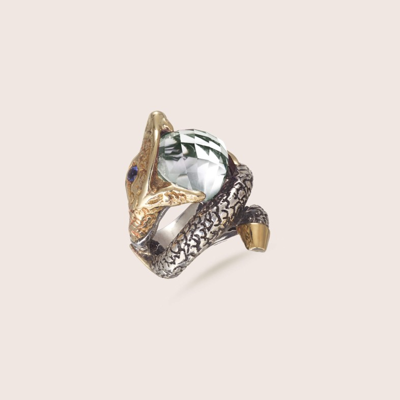 ANEL PRATA E OURO COBRA | STYLIANO