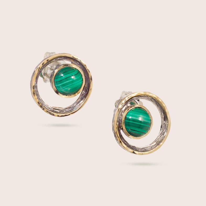 Malachite Earrings