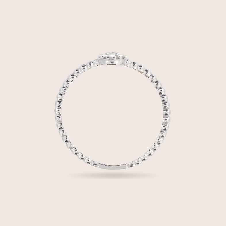 Anel de Noivado com Diamantes