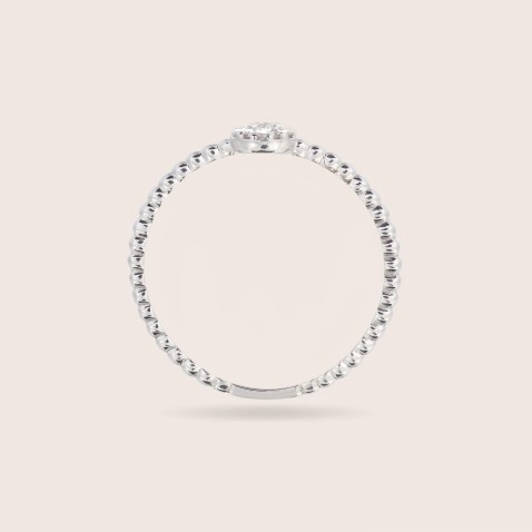 Anel de Noivado com Diamantes