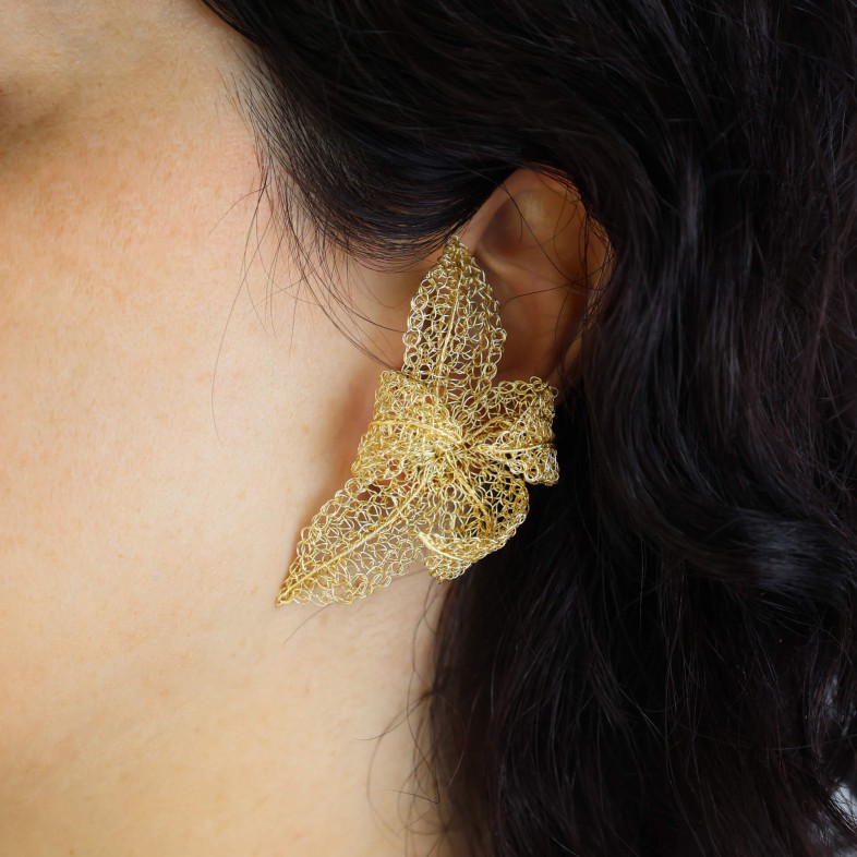 925 Silver Earrings | Crochet