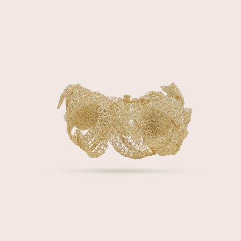 GOLD-PLATED BRACELET | CROCHET
