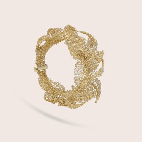 GOLD-PLATED BRACELET | CROCHET