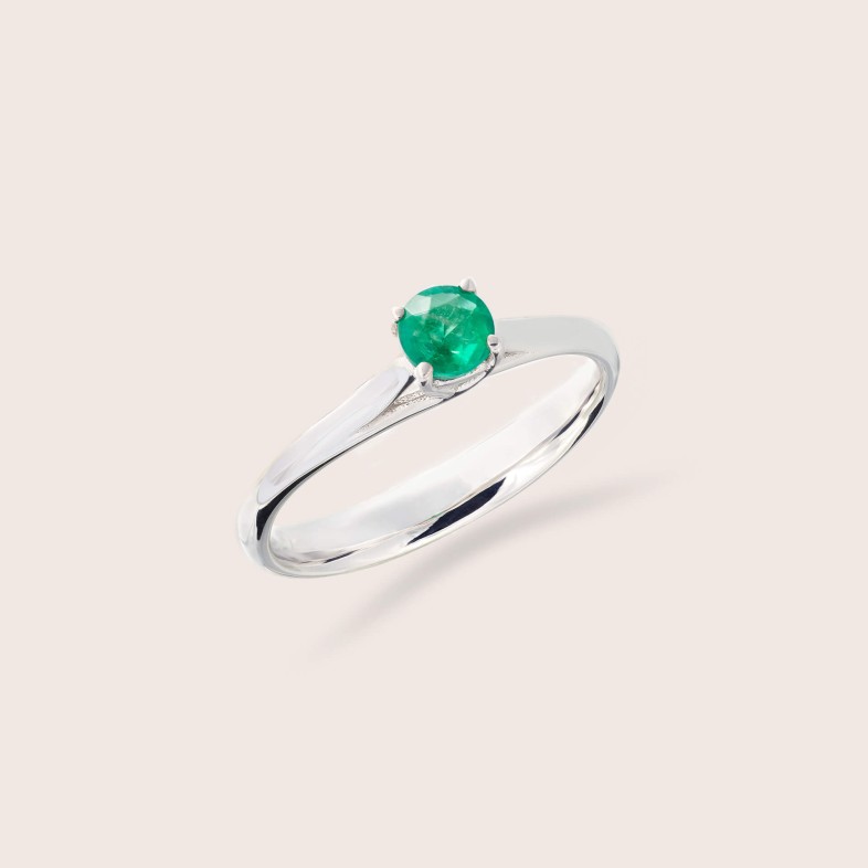 Diamond and Emerald Ring