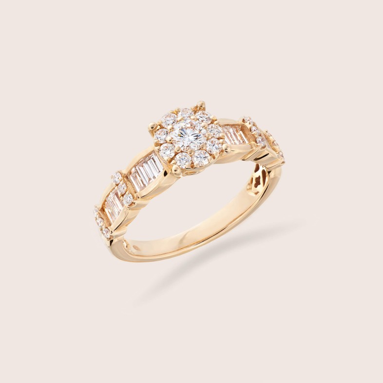 Anel com Diamantes