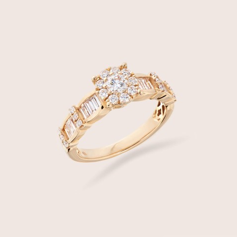 Anel com Diamantes