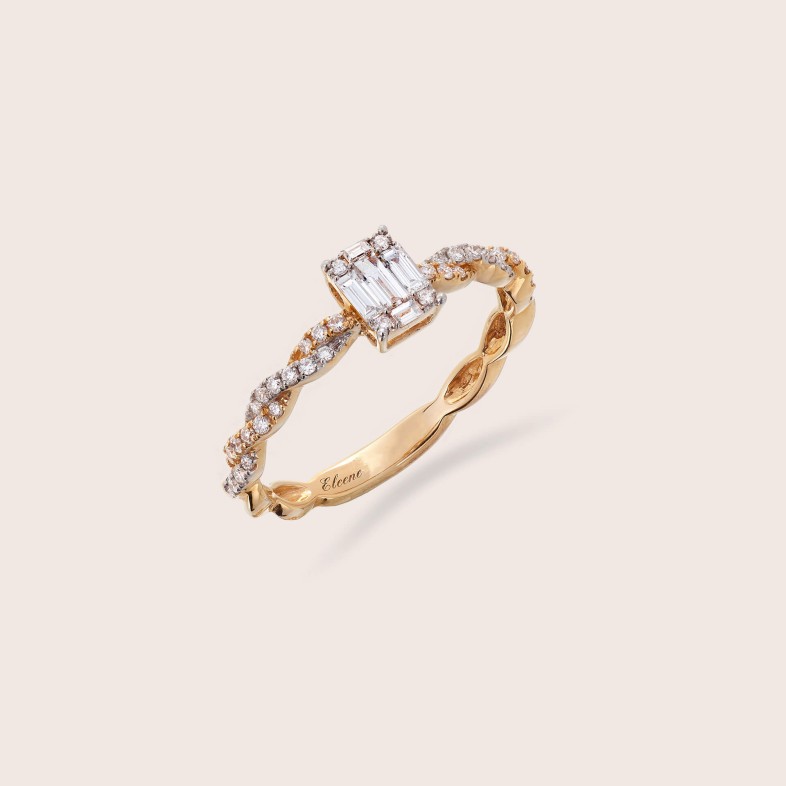 Anel com Diamantes