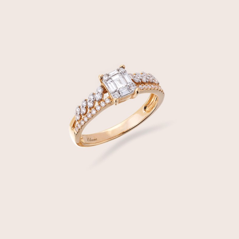 Anel com Diamantes