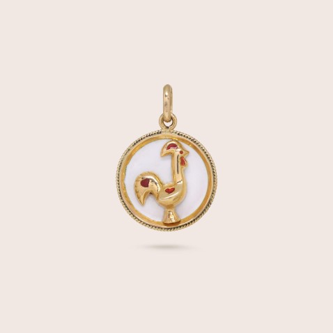 GOLD PENDENT ROOSTER | POPULAR