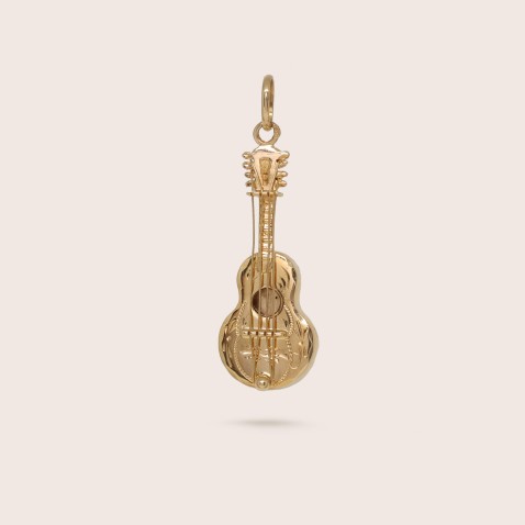 PENDENTE OURO GUITARRA | POPULAR