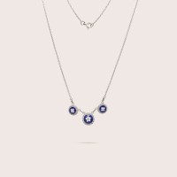Plain silver / Rhodium-plated silver