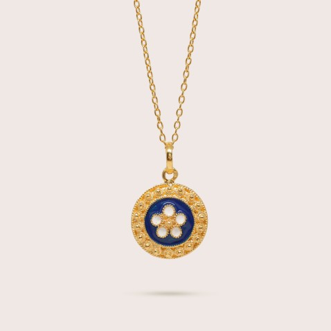 Portuguese Roses | Enamel Medal pendant