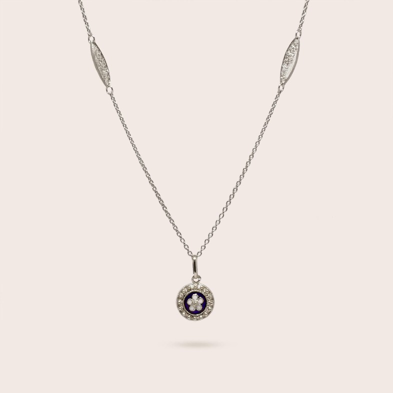 Portuguese Roses | Enamel Medal pendant