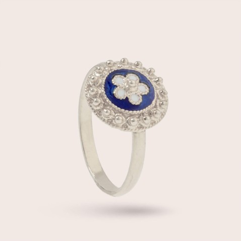 Portuguese Roses | Enamel Ring
