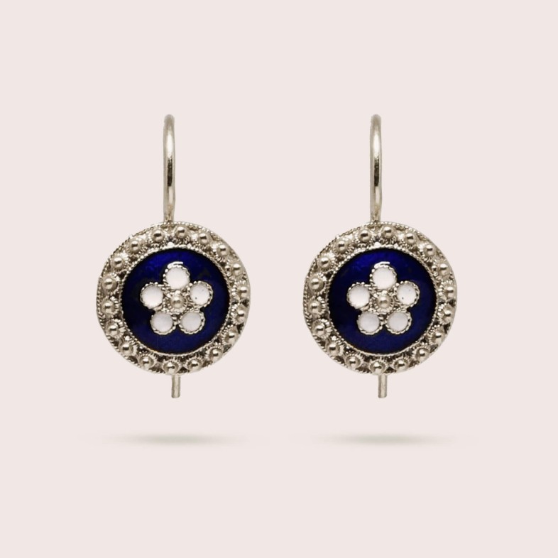 Portuguese Roses | Enamel Earrings