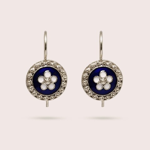 Rosas Portuguesas | Brincos Esmalte