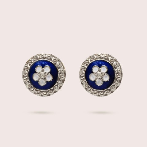 Rosas Portuguesas | Brincos Esmalte