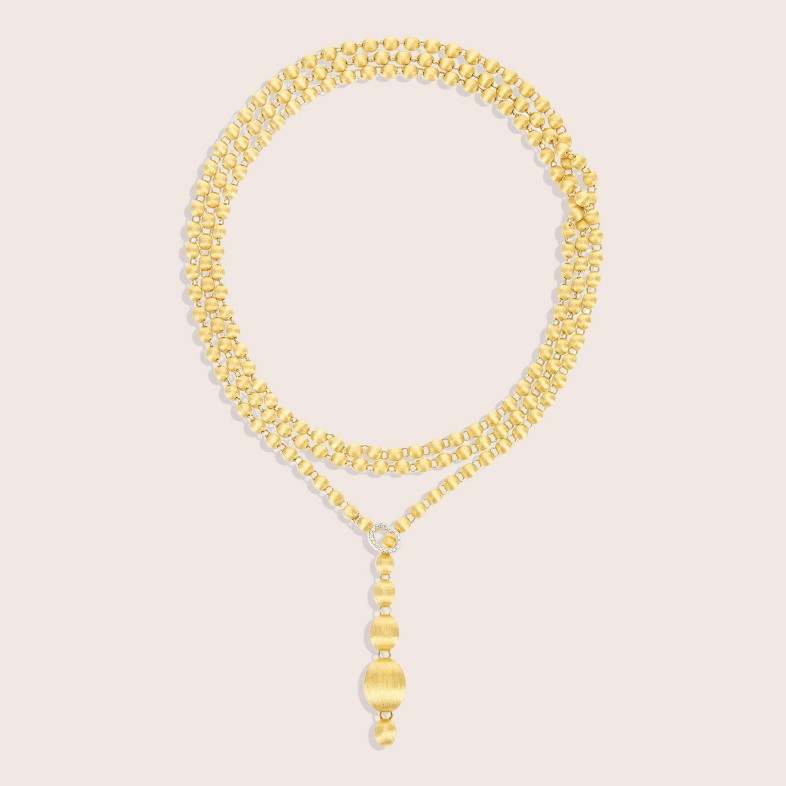 Convertible necklace in 18k gold and diamonds | Ivy