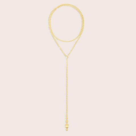 Colar conversvel em ouro 18k e diamantes | Ivy