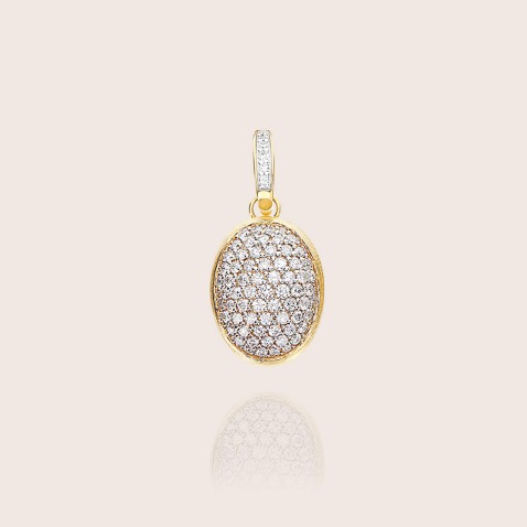 Pendente Mdio Ouro 18K e Diamantes | Boules