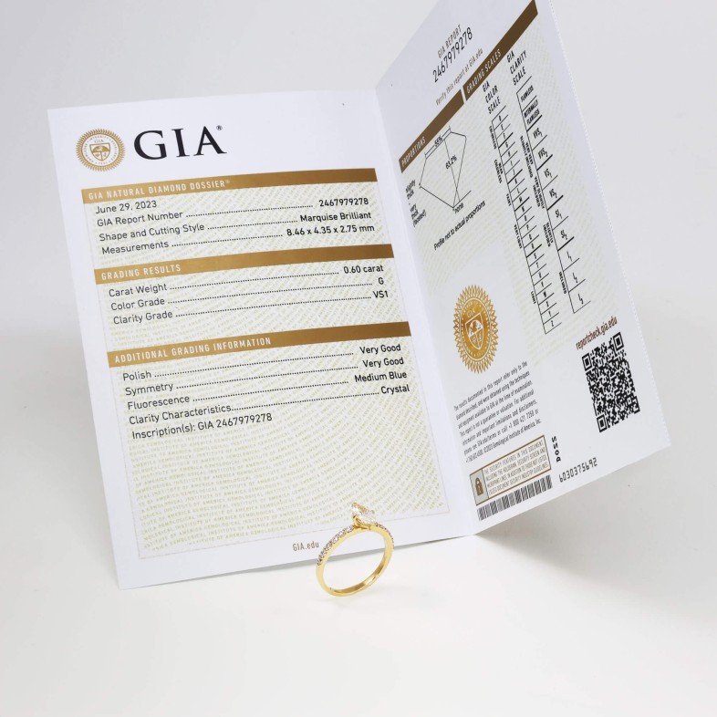 ANEL DE NOIVADO EM OURO COM DIAMANTES | Noivado