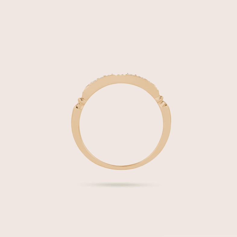 Anel de Noivado com Diamantes