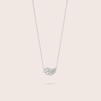 Plain silver / Rhodium-plated silver