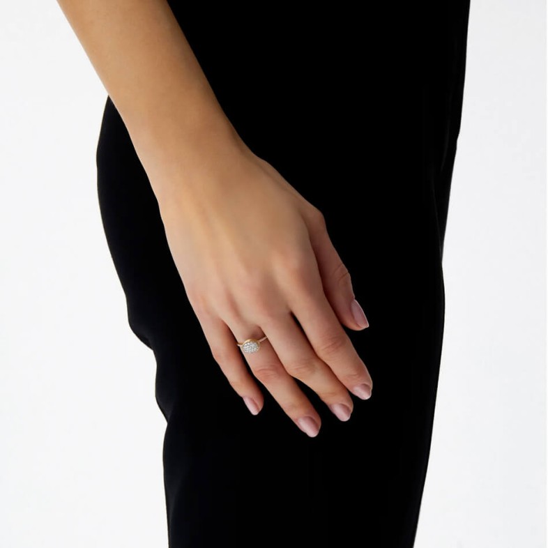 Anel Diamantes | Dancing in the rain LITE