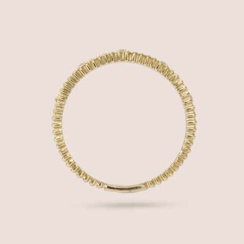 Anel de Noivado com Diamantes