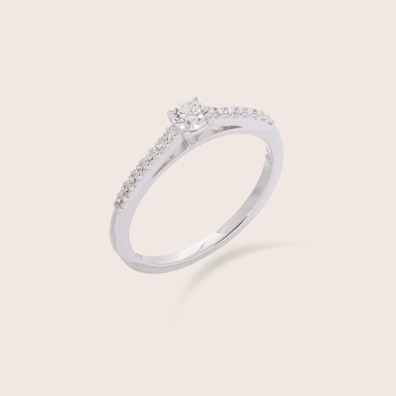 Anel de Noivado com Diamantes | Special Moments