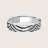 Plain silver / Rhodium-plated silver