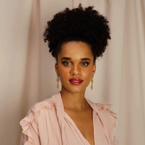 Brincos Cristais e prolas