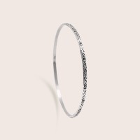 Plain silver / Rhodium-plated silver