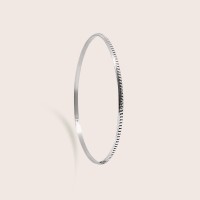 Plain silver / Rhodium-plated silver