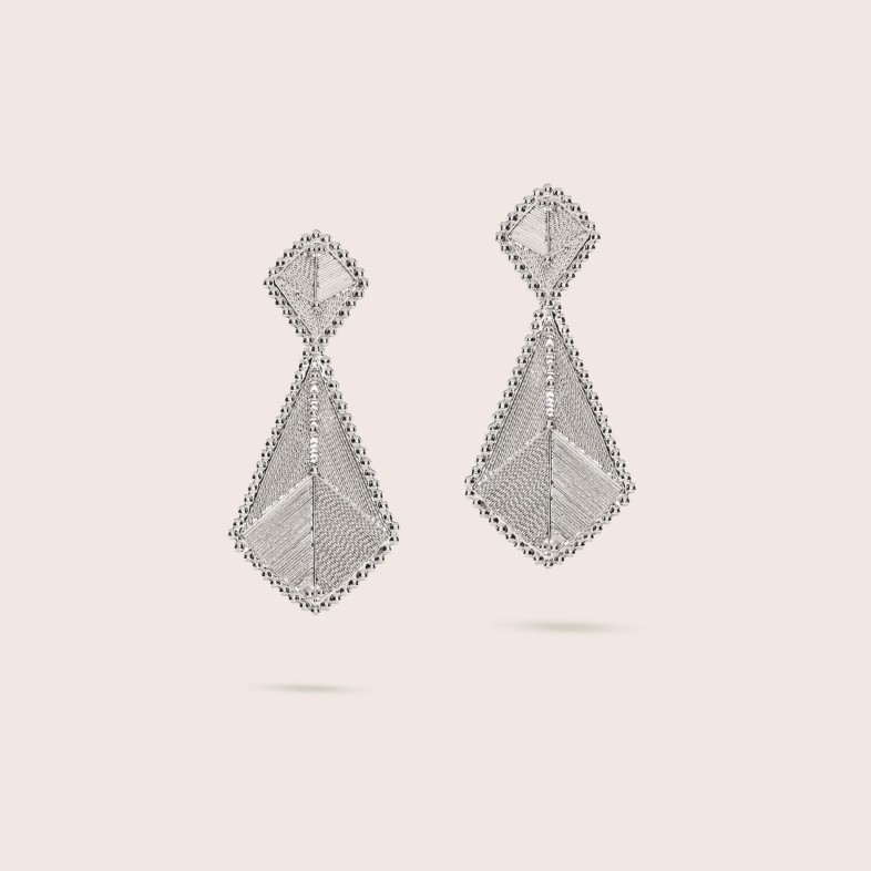 Silver "Ebony" Earrings