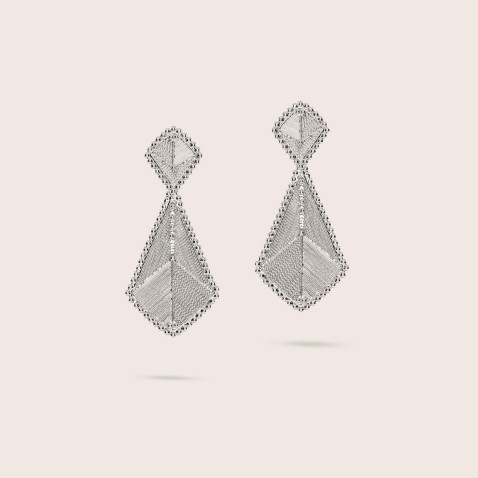 Silver "Ebony" Earrings