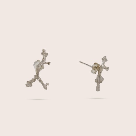 Silver Earrings Grapes | Natura