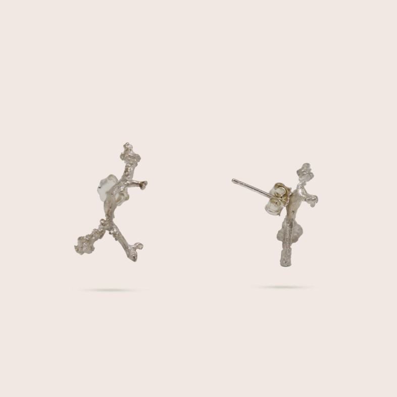 Silver Earrings Grapes | Natura