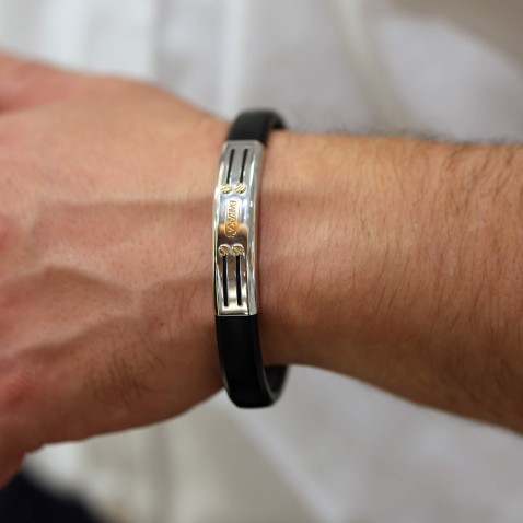 Pulseira Ouro Bicolor | Barak