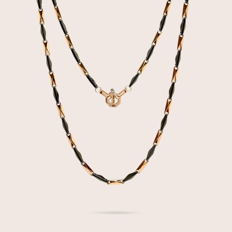 18k Gold Necklace | Cyborg Ceramic