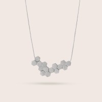 Plain silver / Rhodium-plated silver
