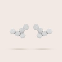 Plain silver / Rhodium-plated silver