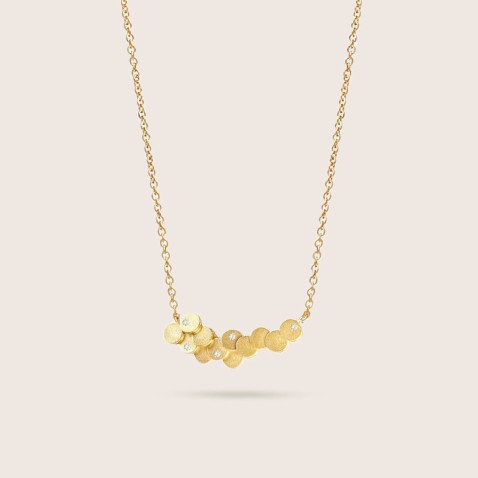 Scales | Diamond and Gold Necklace