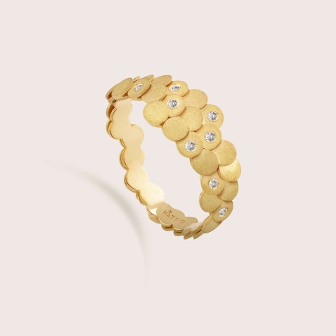 Scales | Diamond and Gold Ring