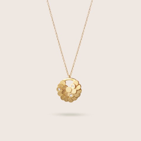 Scales | Diamond and Gold Necklace