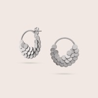 Plain silver / Rhodium-plated silver