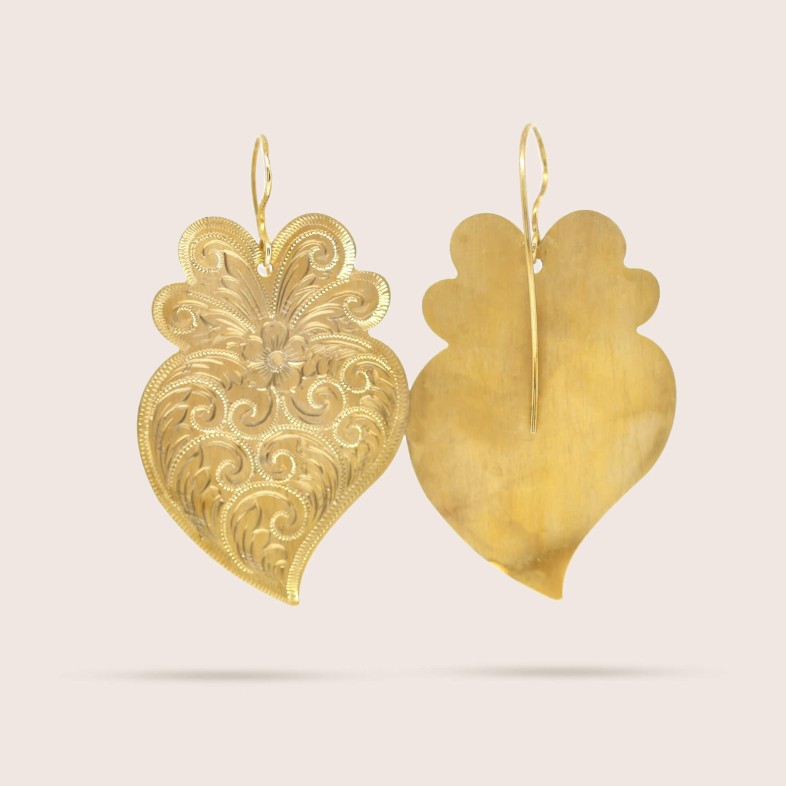 Cinzel | Heart Earrings