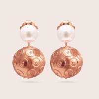 Rose-plated silver