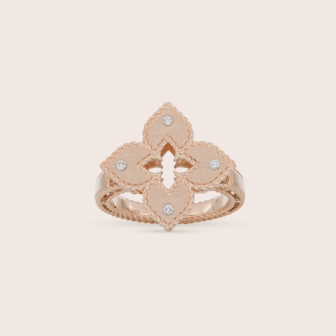 18k Rose gold and Diamond Ring | Venetian Princess