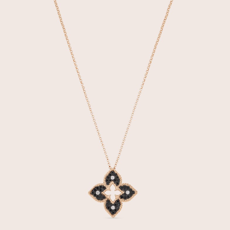 Venetian Princess | Colar com Diamantes Negros e Brancos